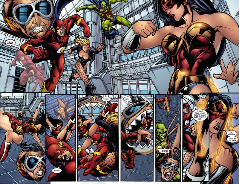 Illustration for article titled 6 Heroes Who Had Their Asses Thoroughly Kicked by Wonder Woman